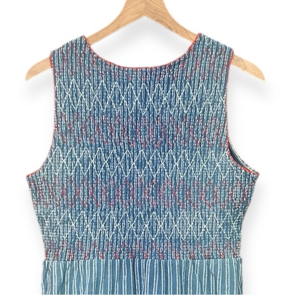 Matilda Jane Enchanted Garden Roxie Striped Tank Top Blue Women's Medium NWT - Picture 6 of 11